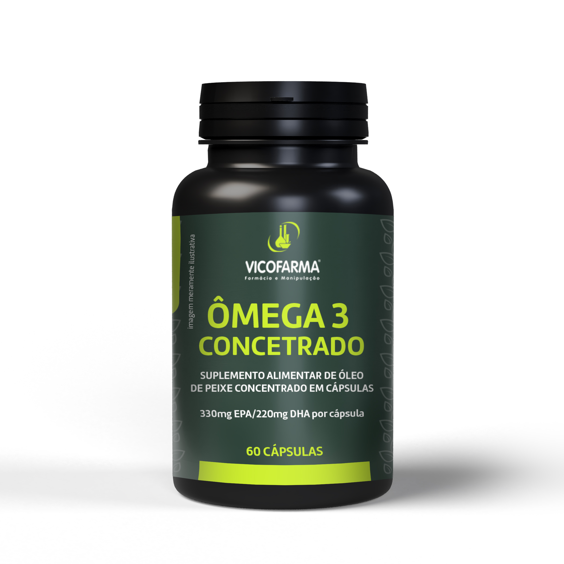 Ômega 3 Concentrado – 330 EPA /220 DHA – 60 Cápsulas Oleosas