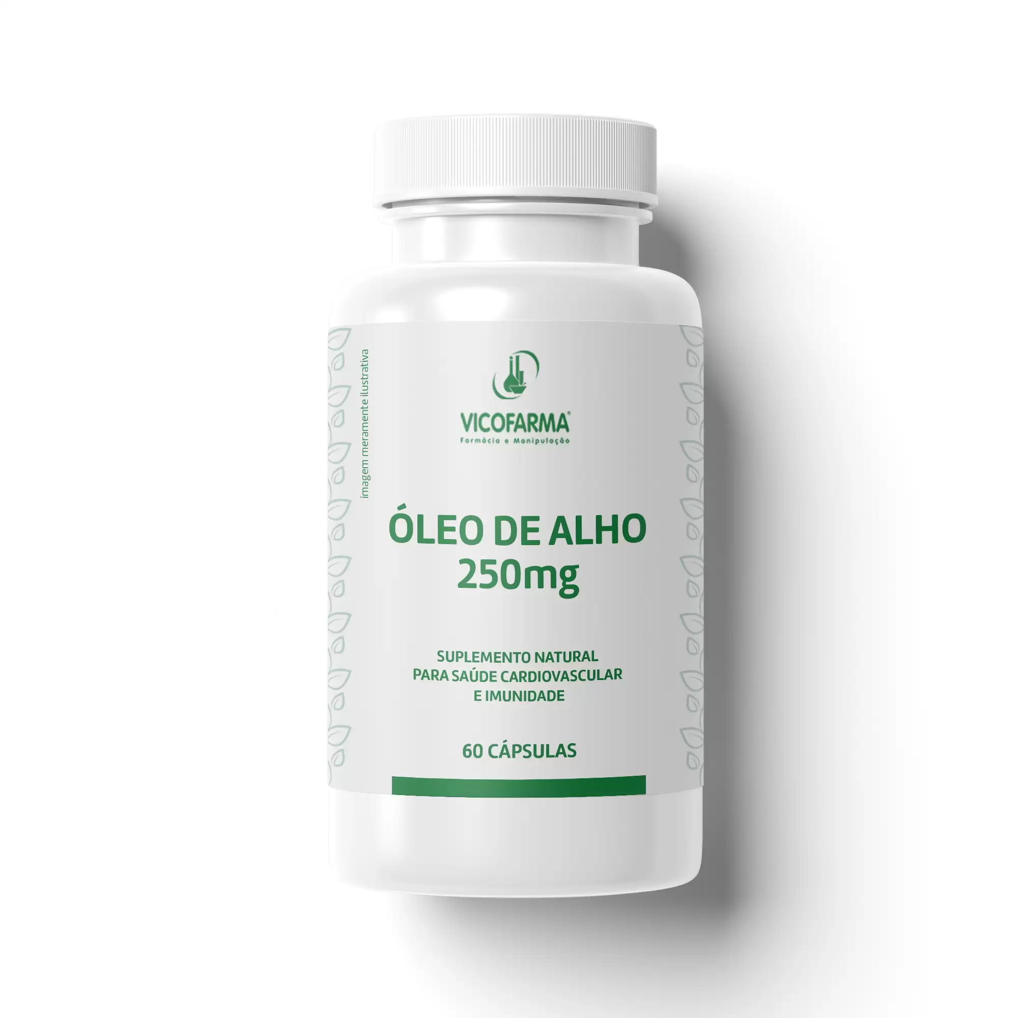 Óleo de Alho 250mg – Suporte Cardiovascular e Imunidade – 60 Cápsulas