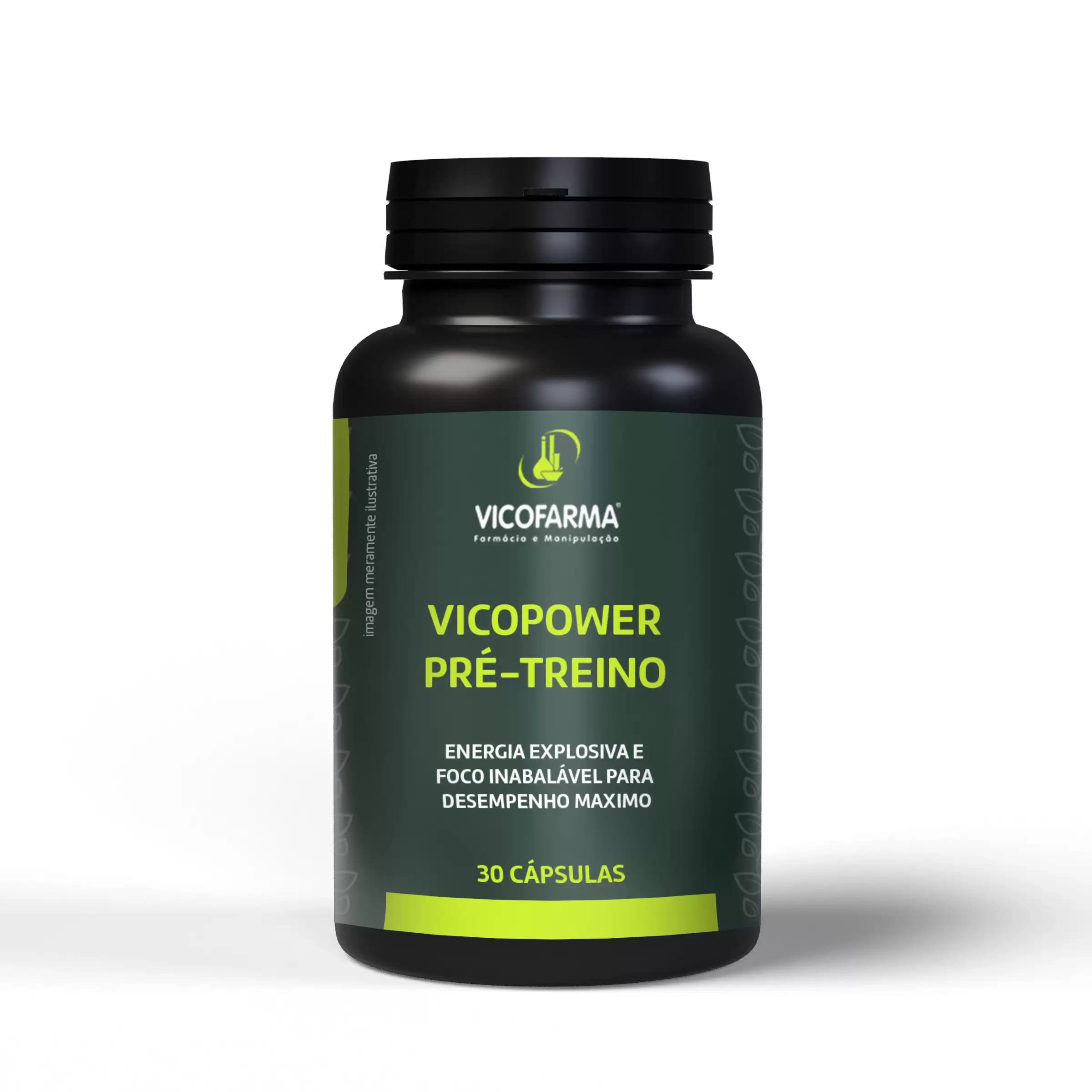 VicoPower Pré-Treino – Energia e Foco – 30 Cápsulas