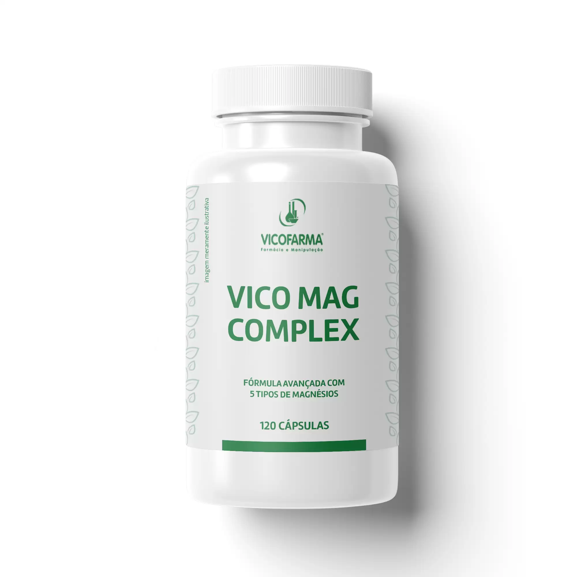 Vico Mag Complex – 5 Tipos de Magnésio – 60 Doses
