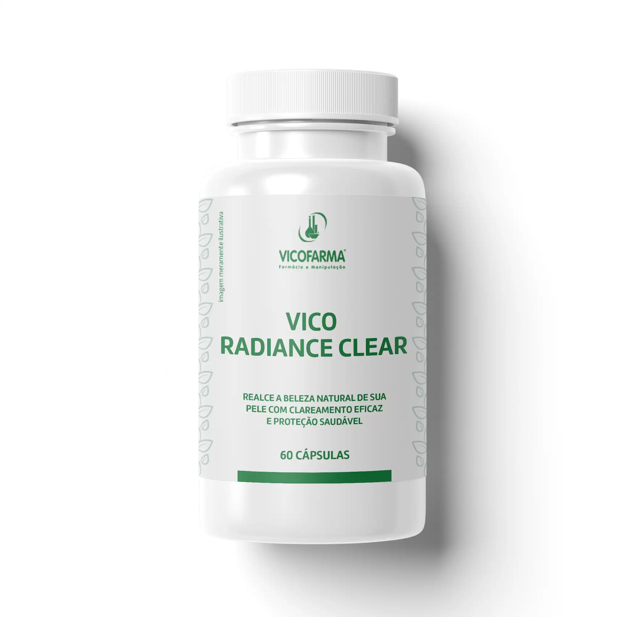 Vico Radiance Clear – Clareamento e Proteção Natural – 60 Cápsulas