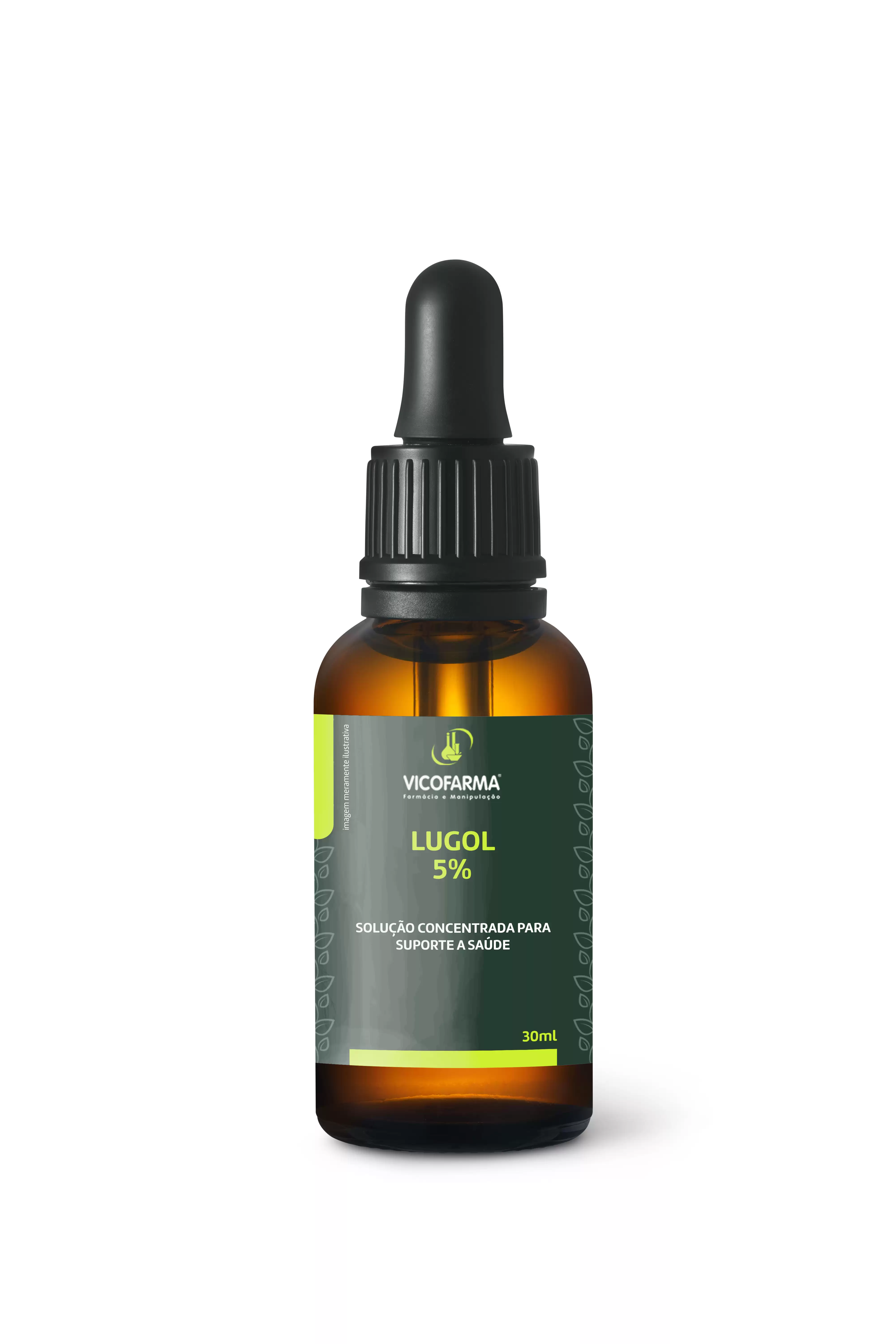 Lugol 5% – Solução Concentrada para Suporte à Saúde – 30 ml