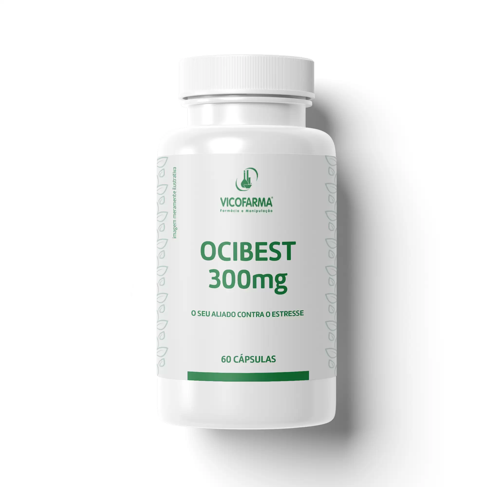 Ocibest 300mg – Redução do Estresse e Bem-Estar – 60 Cápsulas