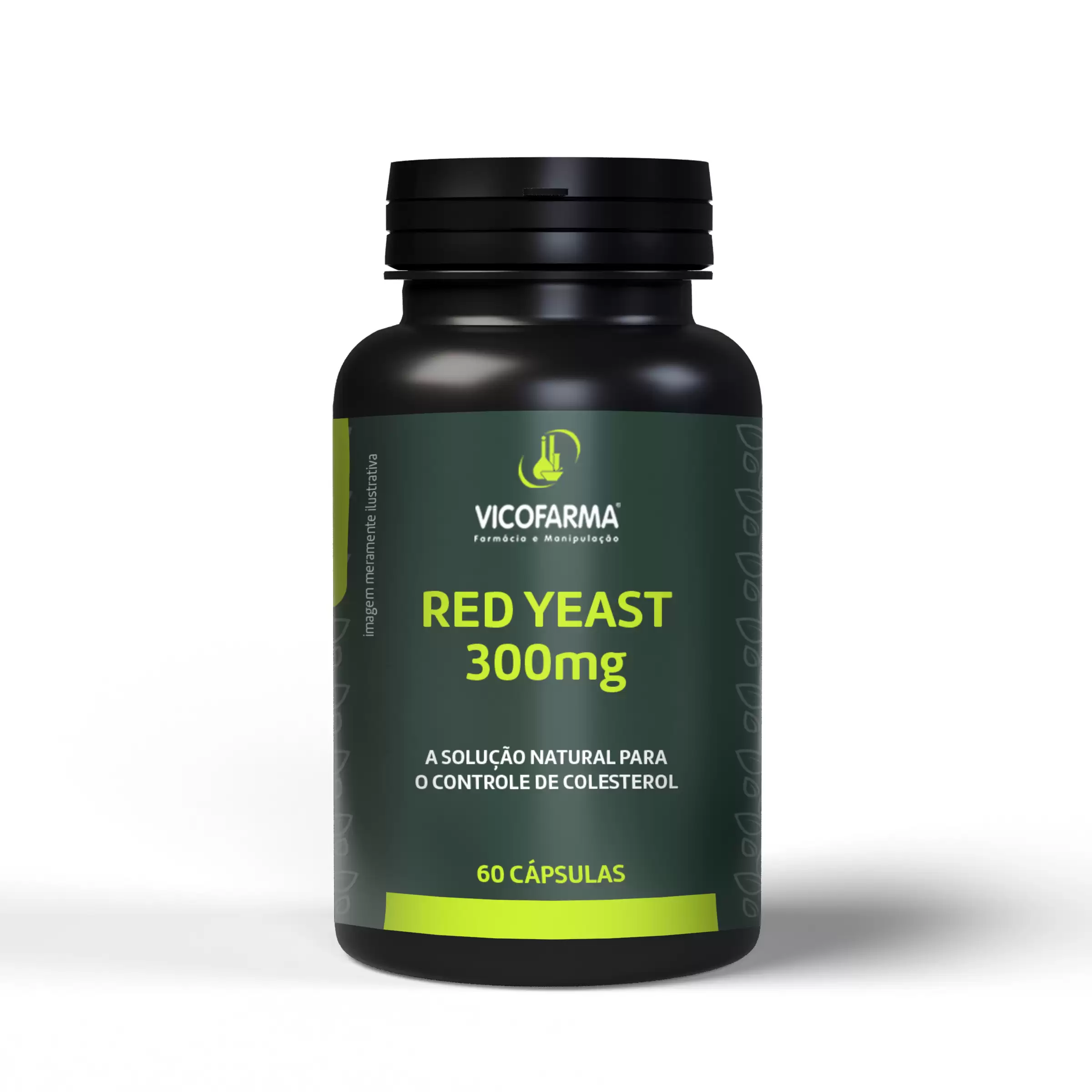 Red Yeast Rice 300mg – Controle Natural do Colesterol – 60 Cápsulas
