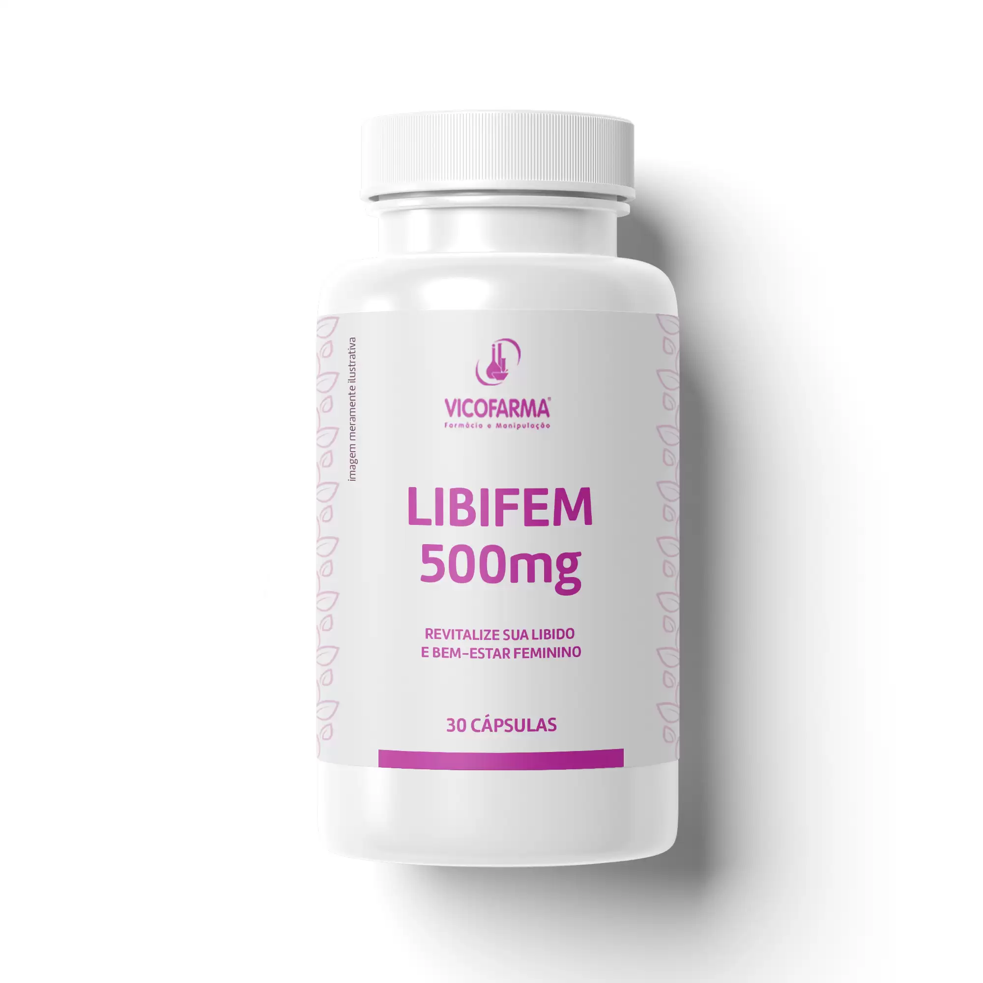 Libifem 500mg – Revitalize Sua Libido Feminina – 30 Cápsulas