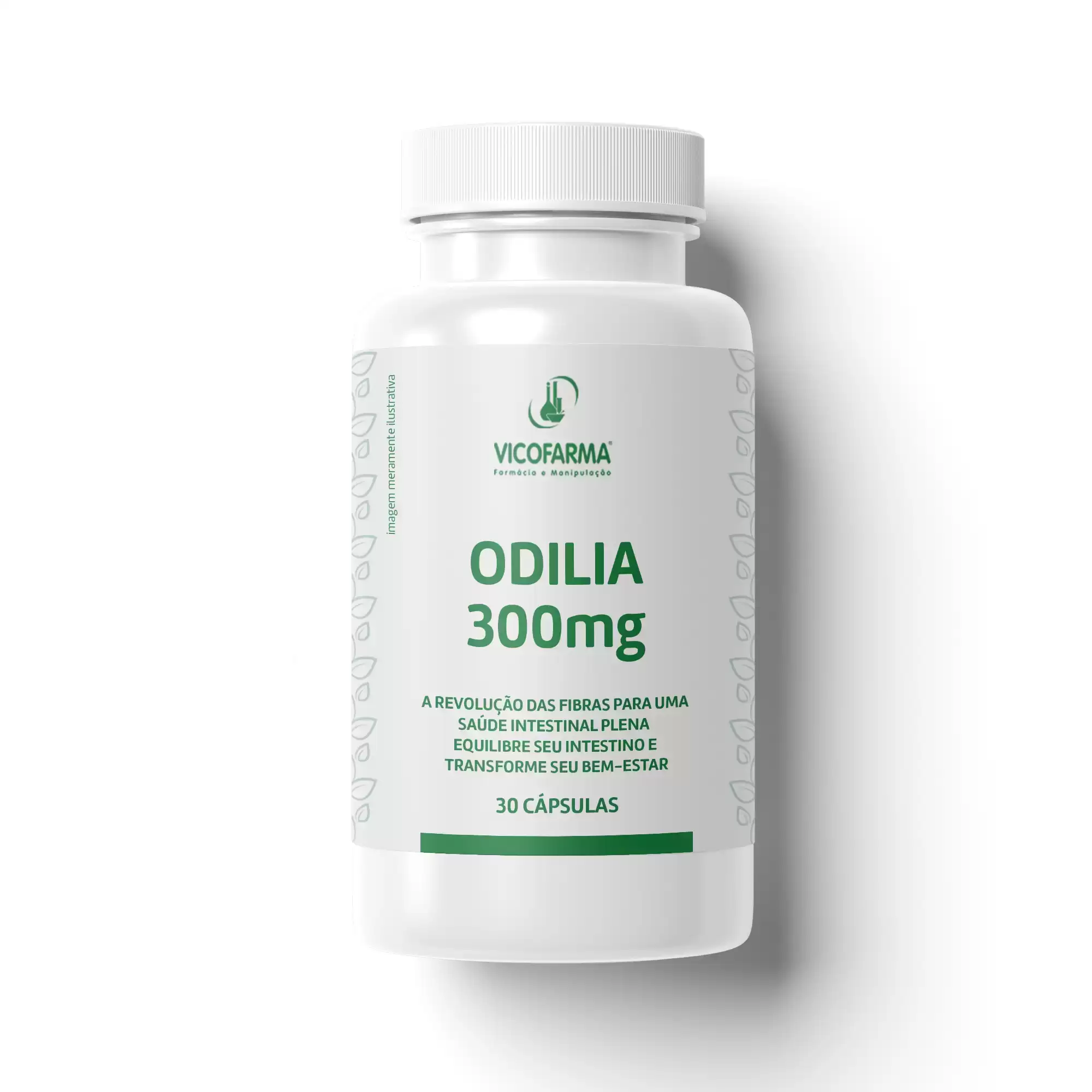 Odilia 300mg – A Revolução em Fibras para sua Saúde Intestinal – 30 cÁPSULAS