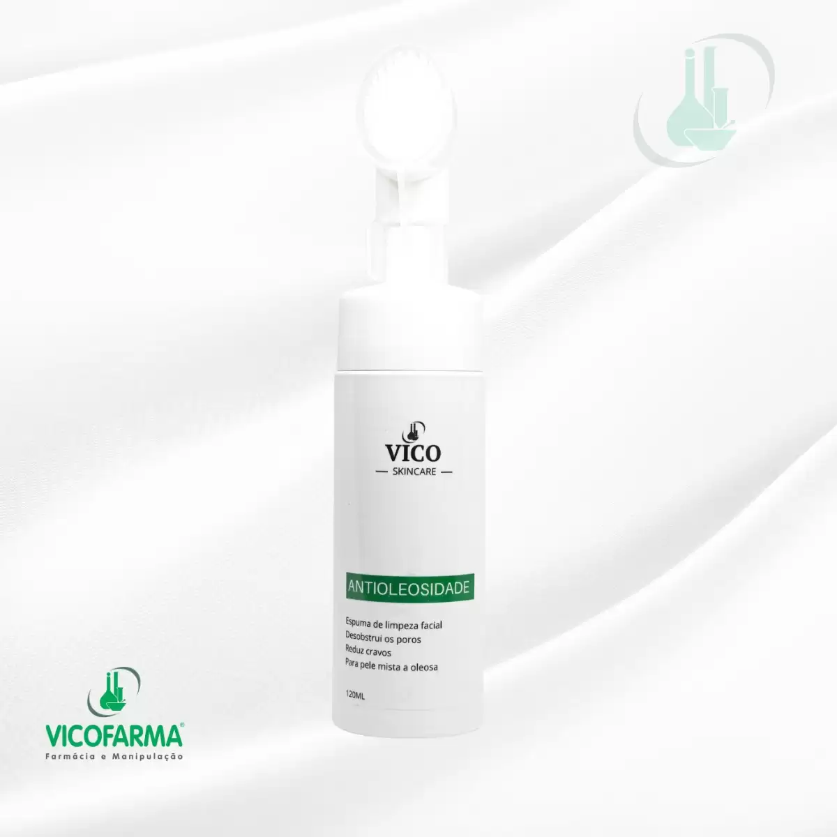 Vico Skincare – Espuma de Limpeza Facial Antioleosidade